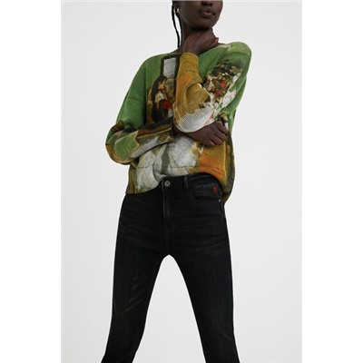Pantalón vaquero skinny tobillero