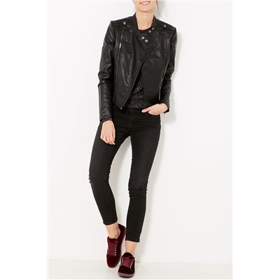 Chaqueta biker Negro