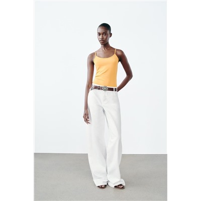 POLYAMIDE TOP WITH THIN STRAPS