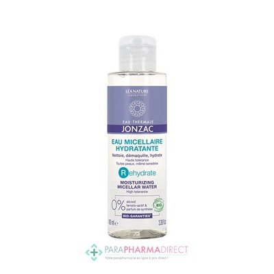 Eau Thermale Jonzac - Rehydrate - Eau Micellaire Hydratante BIO 100ml