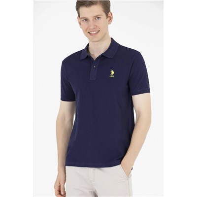 Erkek Lacivert Basic Polo Yaka Tişört