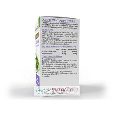 ArkoPharma ArkoGélules - Aloe Vera - Santé Gastro-Intestinale - BIO 30 gélules