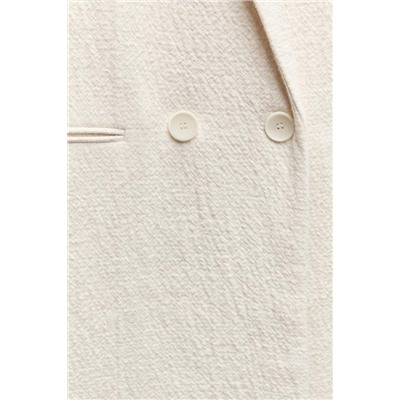 ZW COLLECTION MINIMALIST WOOL BLEND COAT