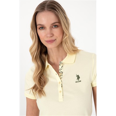 Kadın Limon Basic Polo Yaka Tişört