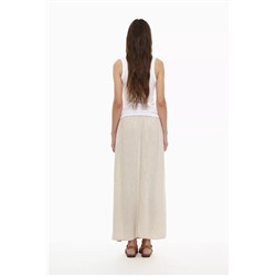 Rustic midi skirt