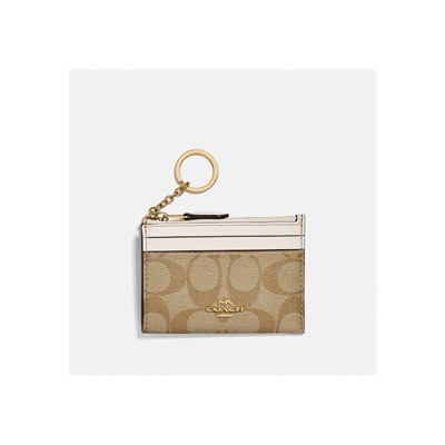Mini Skinny Id Case In Signature Canvas
