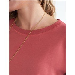 Базовый лонгслив из премиального хлопка с эластаном