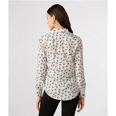 SUMMER SCENE WHIMSY BLOUSE