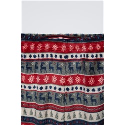 AGES 6-14/ GREEK KEY FLEECE PYJAMAS