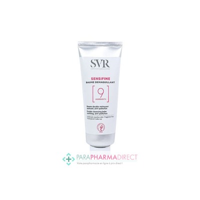 SVR Sensifine Baume Démaquillant Double Nettoyant Apaisant Anti-Pollution 9 Ingrédients 100g