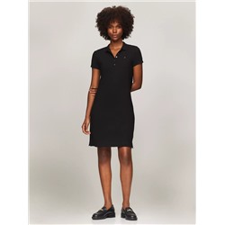 Stretch Cotton Slim Fit Polo Dress