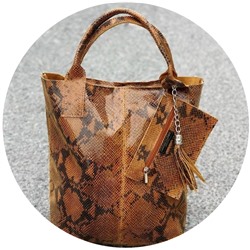 PELLE - Shopper PITON CUERO АКЦИЯ