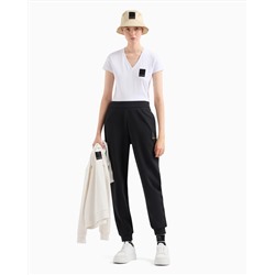 Slim fit T-shirt in stretch cotton jersey