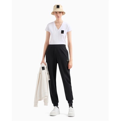 Slim fit T-shirt in stretch cotton jersey