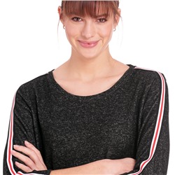 Damen Shirt mit Galonstreifen