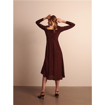 EcoVero™ Gemusterte Bluse