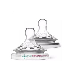 Avent Natural Tétines Silicone Débit Rapide 6m+ Lot de 2Lot  × 2