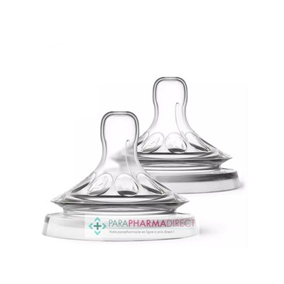Avent Natural Tétines Silicone Débit Rapide 6m+ Lot de 2Lot  × 2