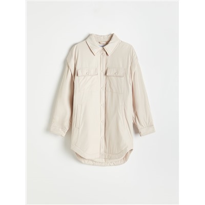 Jacke mit abtrennbaren Ärmeln