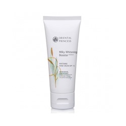 Увлажняющий осветляющий скраб для тела Oriental Princess Milky Whitening Booster Intensive Gentle Renewing 200 гр/Oriental Princess Milky Whitening Booster Intensive Gentle Renewing Body Scrub 200gr