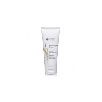 Увлажняющий осветляющий скраб для тела Oriental Princess Milky Whitening Booster Intensive Gentle Renewing 200 гр/Oriental Princess Milky Whitening Booster Intensive Gentle Renewing Body Scrub 200gr