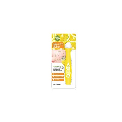 Осветляющая сыворотка-роллер Lemon Vit C против пигментных пятен и постакне от Baby Bright 15 мл / Baby Bright Lemon Vit C whitening dark spot Roller Serum 15ml