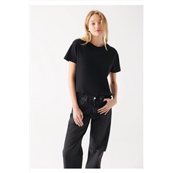 Mavi Siyah Basic Tişört Regular Fit / Normal Kesim 1600955-900