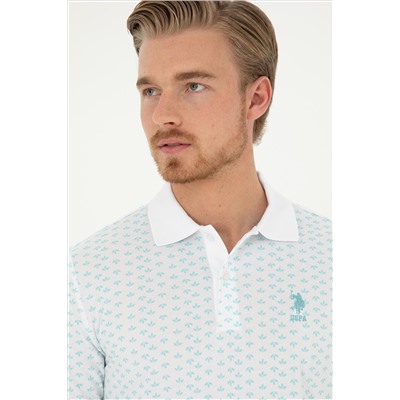 Erkek Regular Fit Polo Yaka Mint Tişört