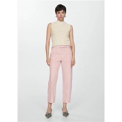 Jeans slouchy cintruón vuelta