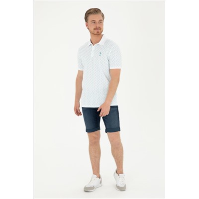 Erkek Regular Fit Polo Yaka Mint Tişört