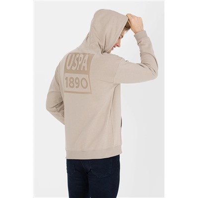 Erkek Taş Kapüşonlu Comfort Sweatshirt