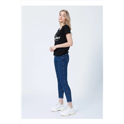 Lee Cooper Kadın Siyah T-Shirt 5002847262