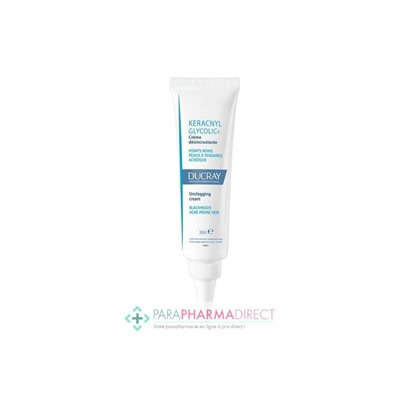 Ducray Keracnyl Gylcolic+ Crème Désincrustante 30ml