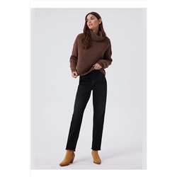 Lee Cooper Normal Bel Bol Paça Mom Fit Gri Kadın Denim Pantolon 241 LCF 121012 MARLYN ROSADA VBL ST 5003069060