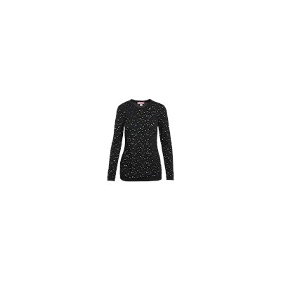 koi Scrubs Limited Edition Audrina Black/Hologram Silver Tee