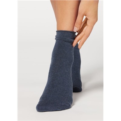 Kurze Socken mit Cashmere