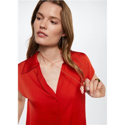 Collar colgante concha