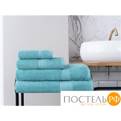 Полотенце Arya Однотонное 50X90 Miranda Soft Аква