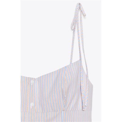 STRIPED SHORT DRESS
