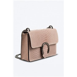 Bandolera de piel Lorenza Beige