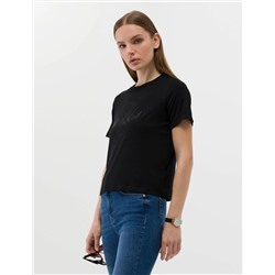 Siyah Comfort Fit Tişört