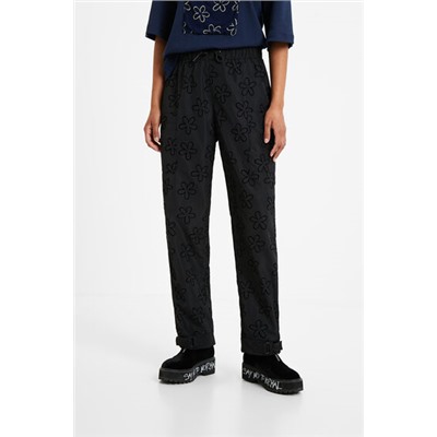 Pantalón largo floral