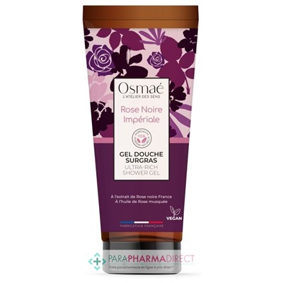 Osmaé Rose Noire Impériale - Gel Douche Surgras 200ml