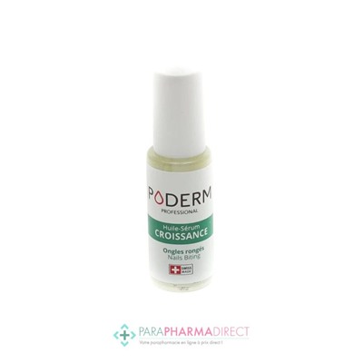 Poderm Huile-Sérum Croissance Ongles Rongés 8 ml