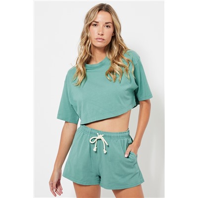 Top crop - Verde agua