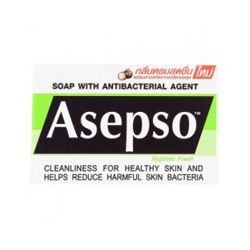 Антибактериальное освежающее мыло Asepso 80 гр / Asepso Hygienic Fresh Antibacterial Bar Soap 80g