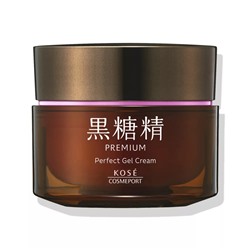 KOSE Kokutousei Premium Perfect Gel Cream Суперувлажняющий премиум крем-гель для лица с эффектом стягивания пор и лифтинга с экстрактом сахарного тросника, банка 100 гр