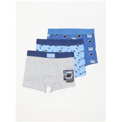 3-PACK OF PRINTED BOXERS