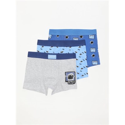 3-PACK OF PRINTED BOXERS