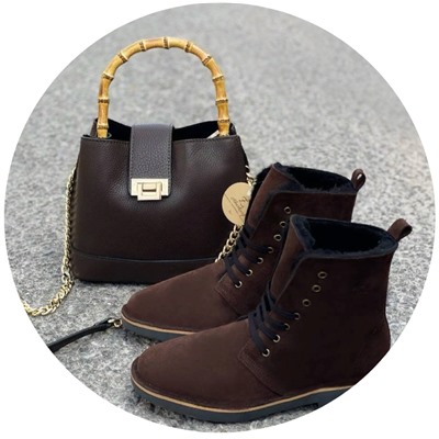 AB.Z. 27001 CHOCOLATE+Ab.Zapatos PELLE Bambu (630 АКЦИЯ